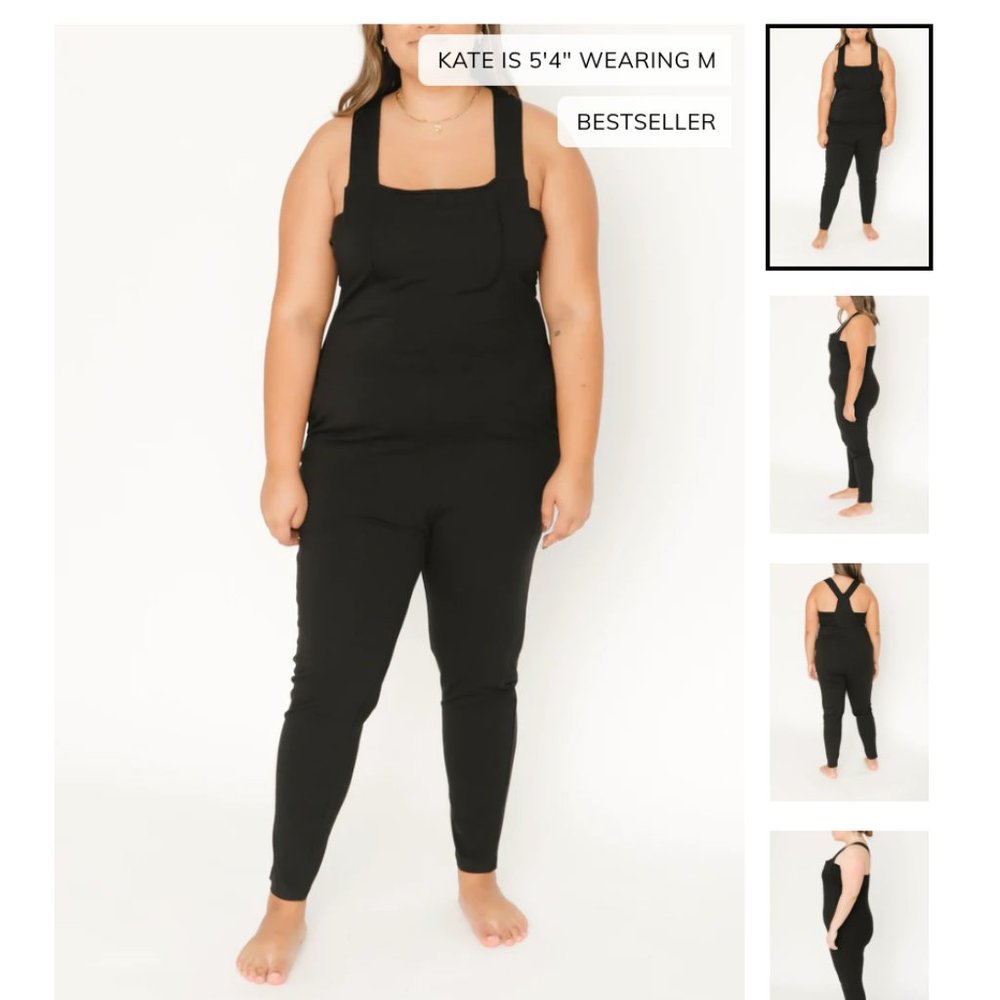 Smash + Tess The Romperalls in Midnight Black